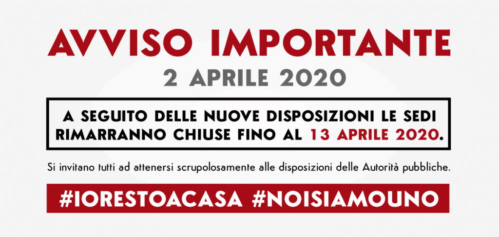 Coronavirus – Aggiornamento del 2 aprile