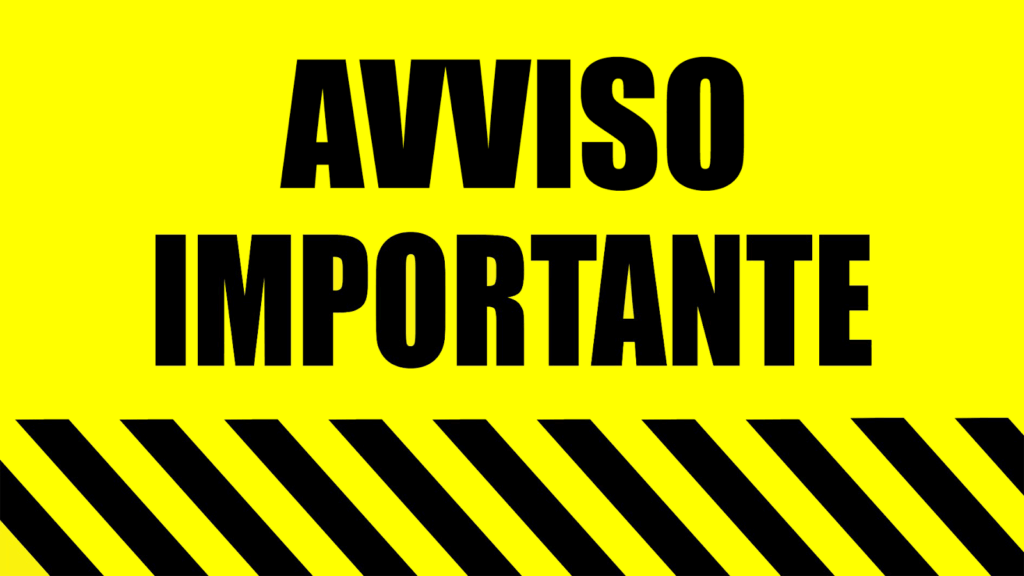 AVVISO IMPORTANTE: da lunedì 26 ottobre tutte le lezioni saranno online
