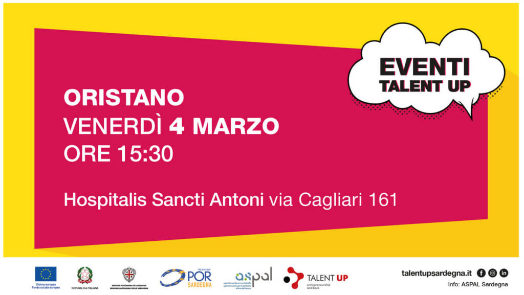 Incontro di presentazione del bando Talent Up