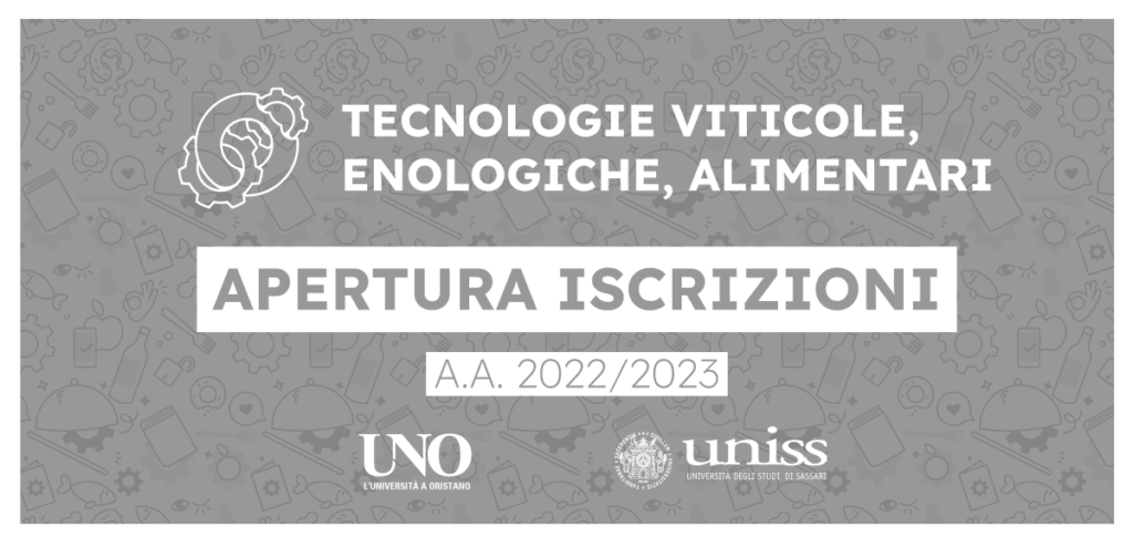 Pubblicato il bando per l’ammissione al corso di laurea in Tecnologie Viticole Enologiche Alimentari per l’A.A. 2022/2023