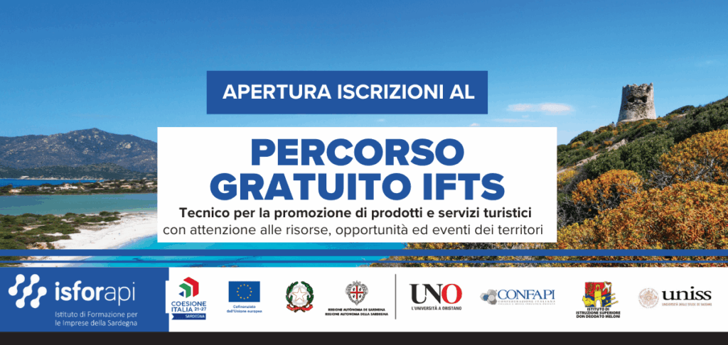 Aperte le iscrizioni al percorso gratuito IFTS in Tecnico per la promozione di prodotti e servizi turistici